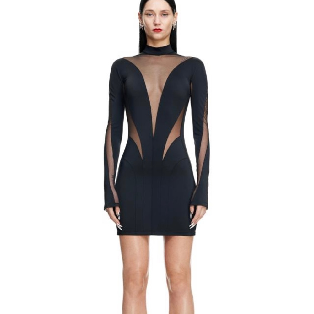 Mugler H&M. Fitted mini dress size XS WORE ONCE